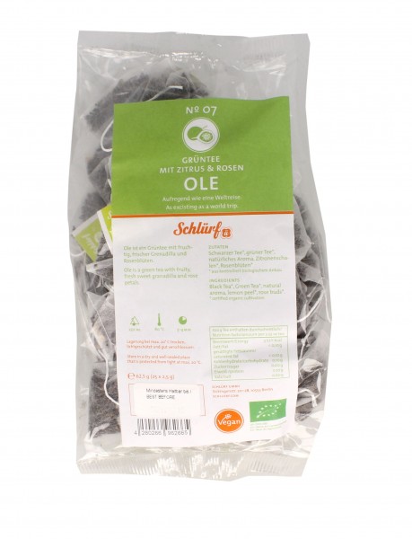 Schwarz-/Grünteemischung "Ole" NO. 07 - Tüüte