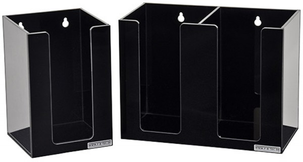 Deckel-Spender-Box, 2er, schwarz