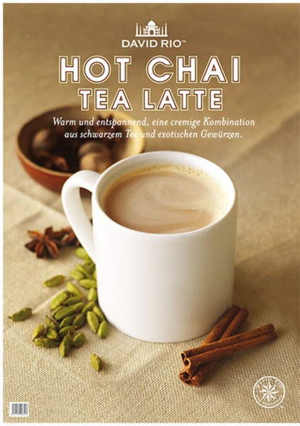 Plakat - "Hot Chai Tea Latte"