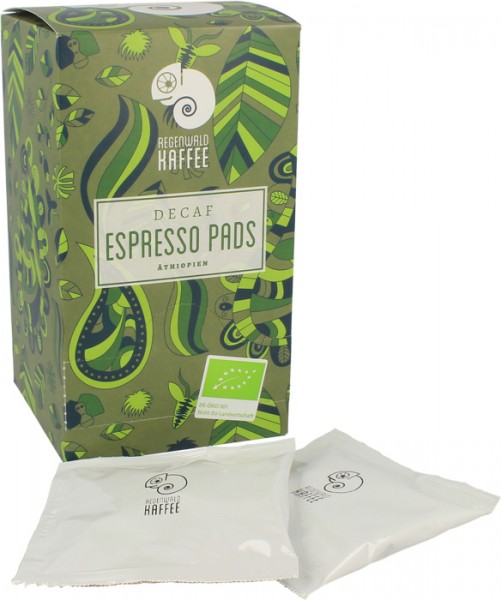 Regenwaldkaffee Decaf Espresso Pads