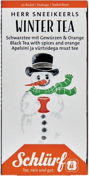 Herr Sneeikeerls Winter Tea - Büdel